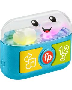 Fisher-Price Ríe y Aprende Juguete para Bebés Audífonos Juega Conmigo para bebés de 6 Meses en adelante