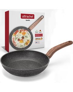 Ultrachef Sartén con Revestimiento Antiadherente de Piedra de Alemania 100% libre de PFOA. 20cm