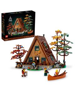 Lego Ideas 21338, Cabana en A, Bloques de Construcción para Adultos y Adolescentes, Set de Jugetes Creativos, Idea Regalo para el Día del Niño, Modelo Coleccionable (2082 Piezas)