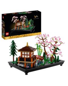 LEGO Icons Tranquil Garden Creative Building Set, una Idea de Regalo para los fanáticos Adultos de los Jardines Zen japoneses y la meditación, Juego de construcción y exhibición para decoración de