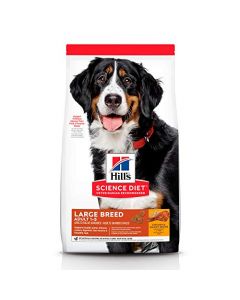 Hill's Science Diet, Alimento para Perro Adulto Raza Grande, Seco (bulto) 15.9kg