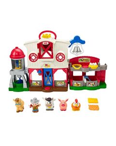 Fisher-Price Little People, Granja Cuidado de Animales, Juguete para bebés para niños de 1 año en adelante