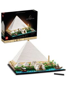 Kit de construcción Lego Architecture 21058 Gran Pirámide de Guiza (1476 Piezas)