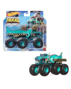 Hot Wheels Monster Trucks Vehículo de Juguete Camiones Remolque Sorpresa Escala 1:64 para niños de 3 años en adelante