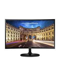 Samsung LC24F390FHLXZX - Monitor Curvo, Negro (Black High Glossy), 23.5”