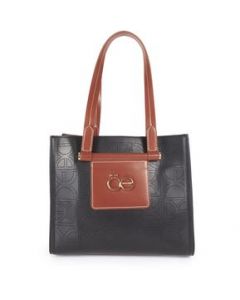 Bolsa Satchel Cloe para Mujer Diseño al Corte Negro