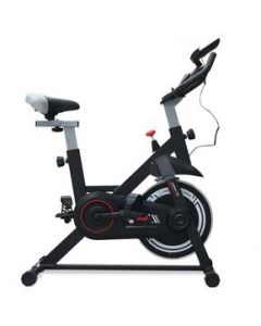 Bicicleta Estatica para Spinning Cardio Indoor Fitness Ejercicio-Negro - blanco