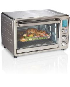 Horno Digital Hamilton Beach 31193 con Freidora de Aire Acero Inox