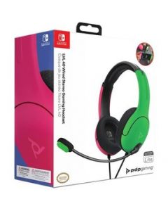 Audifonos PDP LVL40 Verde Rosa- Nintendo Switch