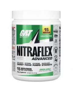 Nitraflex 15Serv. Pre Entrenador Precursor de Testosterona - Green Apple