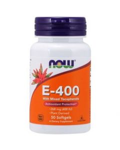 Vitamina E 400 50Softgels Vitaminas Now - Softgels.