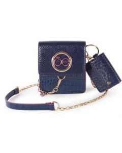 Bolsa Crossbody Cloe Vertical con Monedero Azul Marino para Mujer