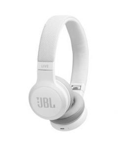 Audifonos Bluetooth JBL Live 400BT Auxiliar 24 Horas - Blanco