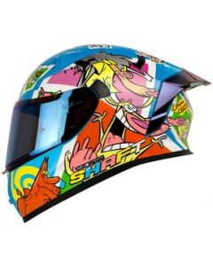 Casco para moto Certificado Cartoon talla L SH526 Shaft