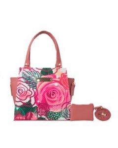 Bolso Yute De Mujer Fana Victoria Color Rosa Elegante