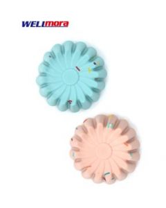 Paquete 6 Pz Moldes Individuales De Silicona Antiadherente - Rosa