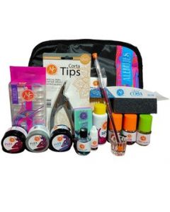 Mc Nails Practi Kit Para Uñas de Acrílicas Con Maletín 18 piezas - MCPK