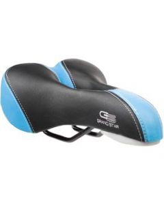 Asiento Sillin Para Bicicleta MTB Prostatico Negro/Azul - M