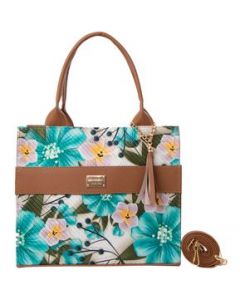 Bolsa Yute Para Mujer Fana Suri Color Aqua Elegante