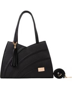 Bolsa De Mujer Fana Kanya Color Negro Elegante