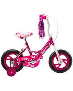 Bicicleta para Niños Rodada 12 Fucsia con ruedas de entrenamiento  Fucsia - Fucsia