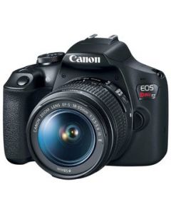 Canon EOS Rebel Kit T7 + lente 18-55mm IS II DSLR color negro