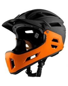 Casco Fullface Desmontable Para Bicicleta Mtb Varios colores - Naranja