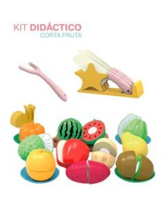 Kit Para Cortar Frutas Y Verduras Juguete Cocina Montessori