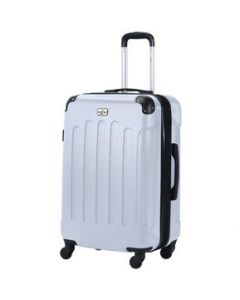 Maleta 20in Rigida Carry on Expandible Equipaje de mano 10kgPLATA