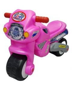 Moto Montable Para Niños Tick Tack Rosa