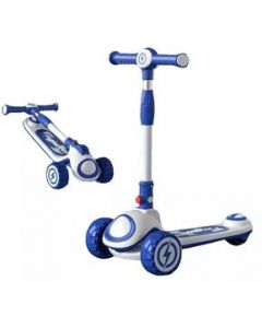 Scooter Patín Del Diablo Para Niños Aeiou 616 Plegable Azul