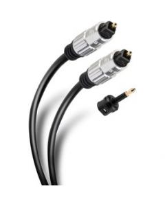 Cable Steren De Fibra Óptica Para Audio Digital, De 2 M - Unico