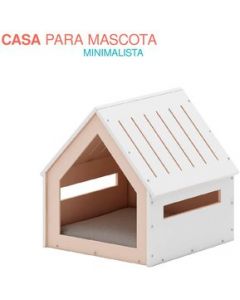 Casa Cama Para Interior Gato Perro Raza Mediana Minimalista