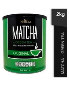 Lata De Te Matcha De 2kg Marca Mathura.