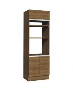 Mueble de Cocina Para Horno Madesa Glamy 70 cm 3 Puertas Marrón - Marron