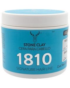 Stone Clay Pomade Cera Para Cabello Fijación Muy Alta 1810 - 1