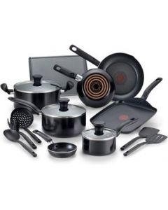 Batería de Cocina 16 pz Culinare Aluminio Negro Tefal T-fal