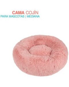 Cama Nido Puff Antiestres Suave Perro Gato Mascota Mediana