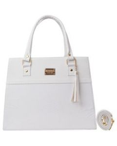 Bolsa De Mujer Fana Maura Color Blanco Refinada