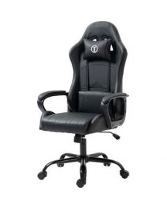 Silla Gamer Comoda Resistente Reclinable Ergonómica LionNEGRO