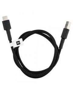 Cable de Datos Xiaomi Usb A Tipo C Mi Braided 1m Trenzado Resistente Negro