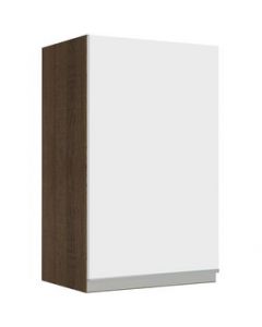 Alacena Madesa Glamy 40 cm 1 Puerta Marrón/Blanco - Marron/Blanco