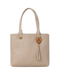 Bolsa De Mujer Fana Kara Color Beige Bonita