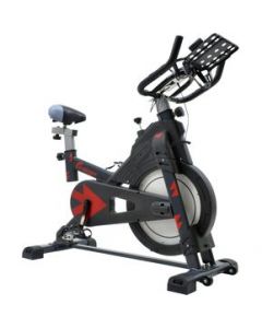 Bicicleta Fija Rueda 10 Kg Cardio Spinning Pro Negra