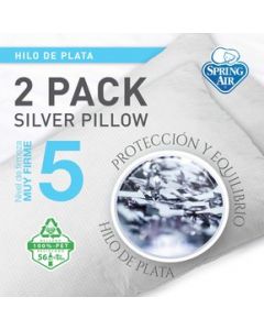 Spring Air Paquete de 2 Almohadas Silver - Estandar