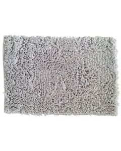 Tapete Para Baño Shaggy De 40 X 60 Cm  Tkr Home Tbfoa040-100/004 -Gris - &hellip;