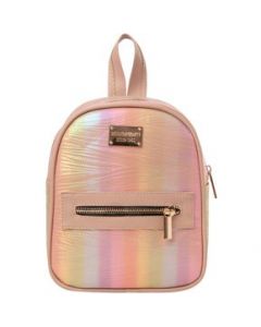 Mochila De Niña Fana Fátima Color Oro Rosado Reforzada