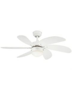 Ventilador De Techo Westinghouse Turbo Max Blanco 42 Pulgadas