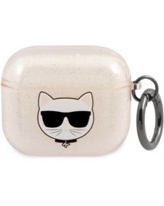 Funda Protector Estuche Karl Choupette Brillos TPU AirPods 3-Dorado - &hellip;