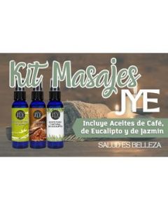 Aceites para Masajes JYE Incluye Jazmin Eucalipto Y Café